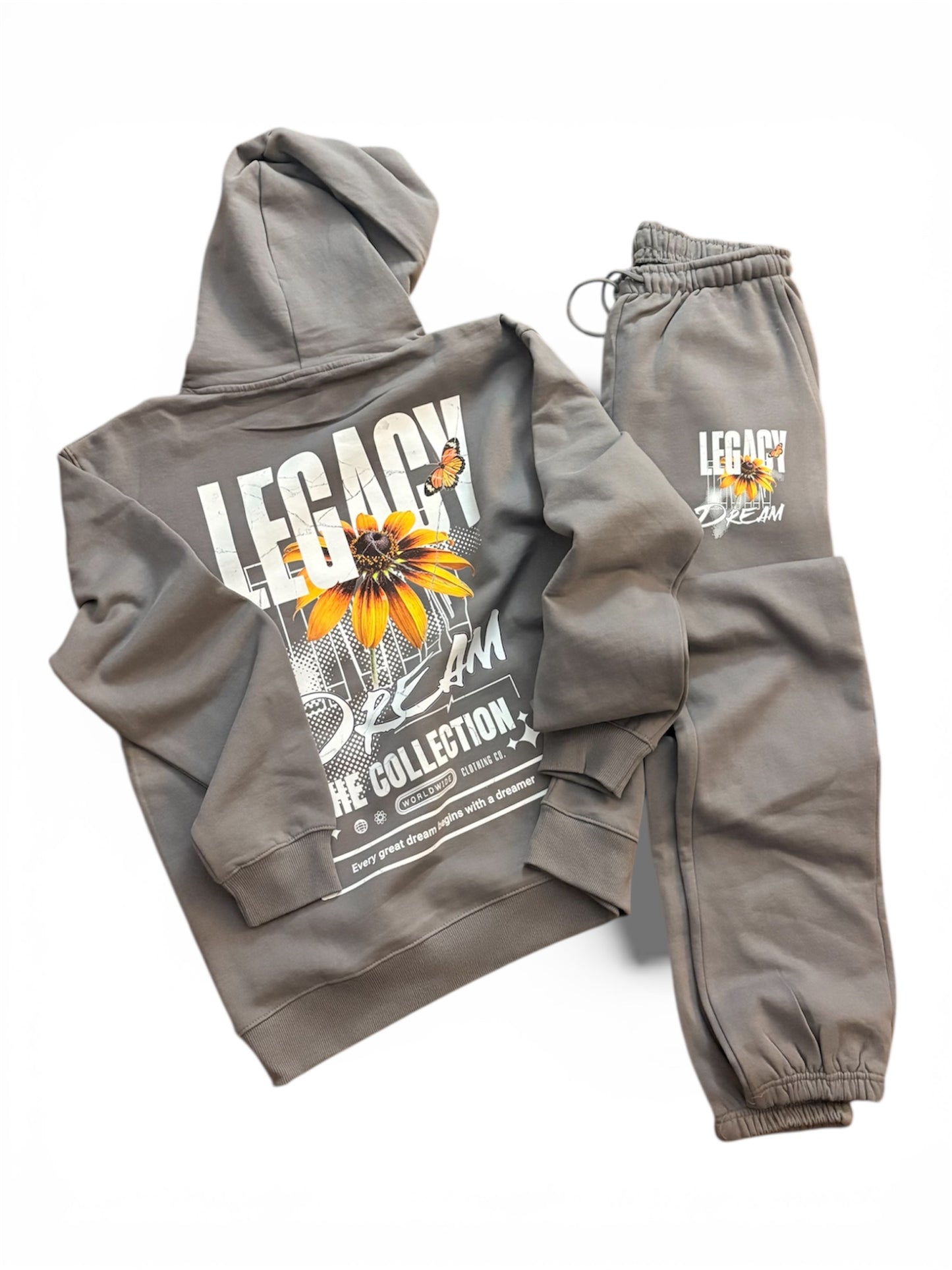 Legacy Dream Neutral Grey Sweatsuit