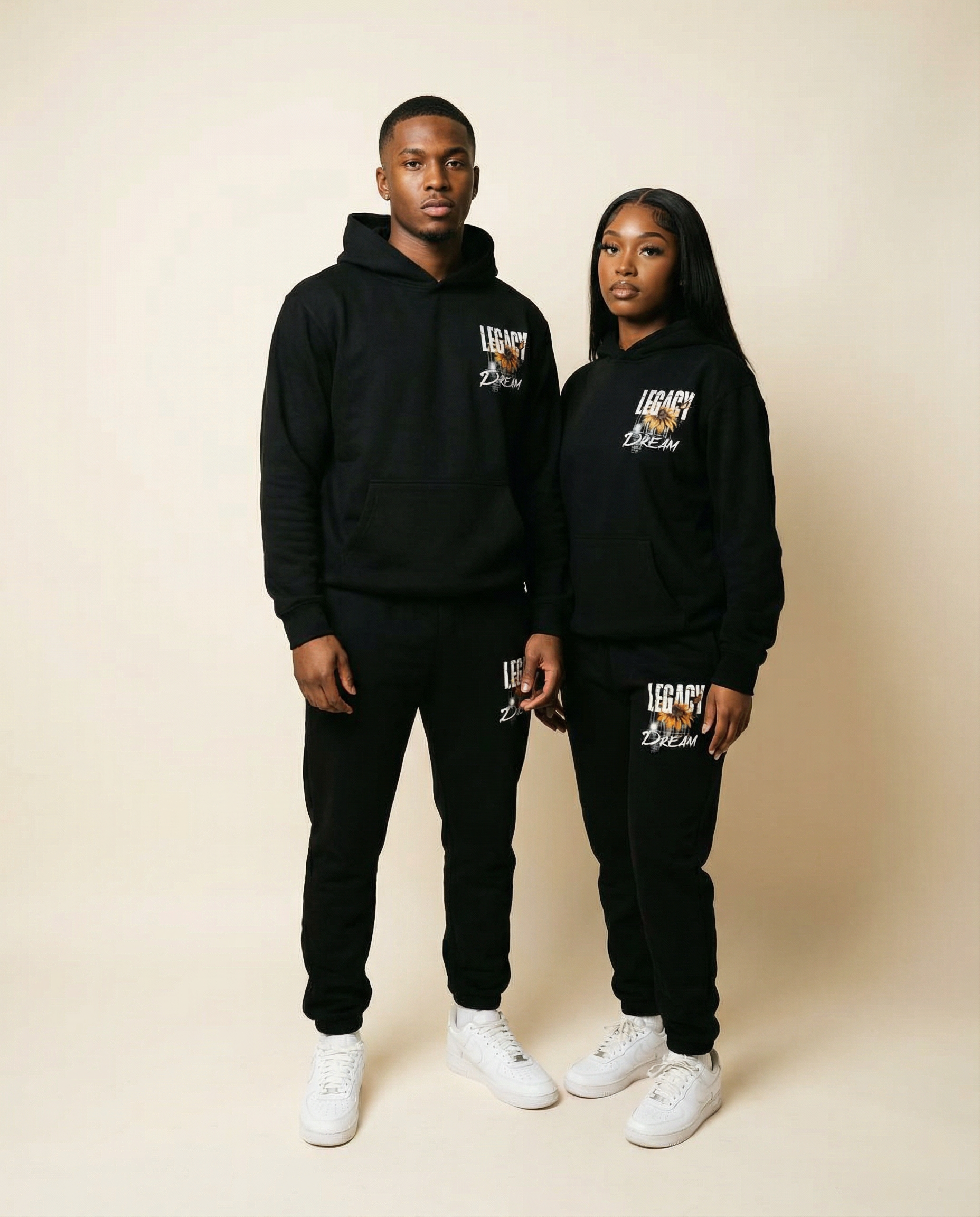 LEGACY DREAM COLLECTION BLACK SWEATSUIT