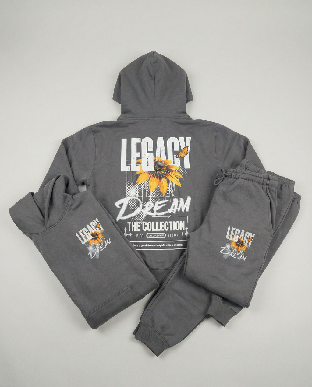 LEGACY DREAM COLLECTION SWEATSUIT (Neutral Grey)