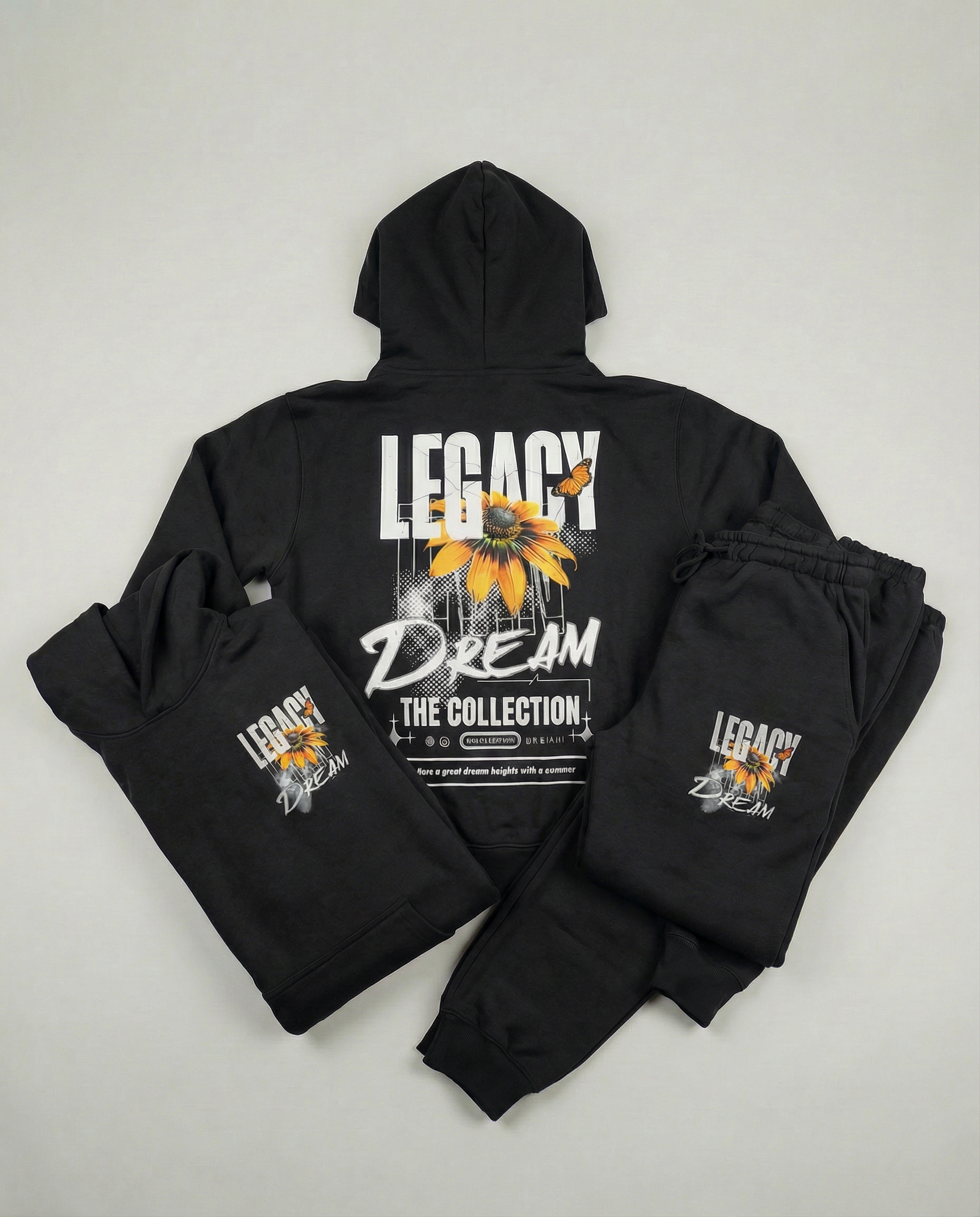 LEGACY DREAM COLLECTION BLACK SWEATSUIT