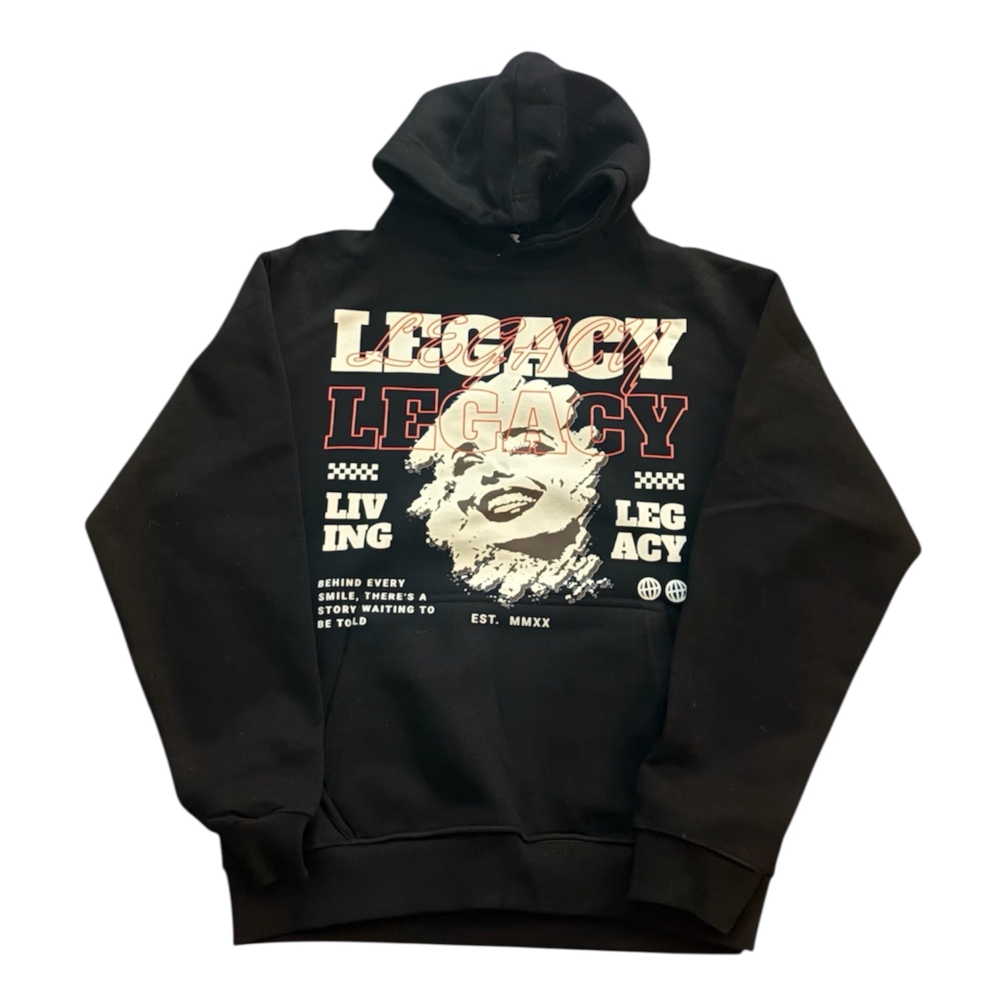 LIVING LEGACY “BEHIND THE SMILE” HOODIE
