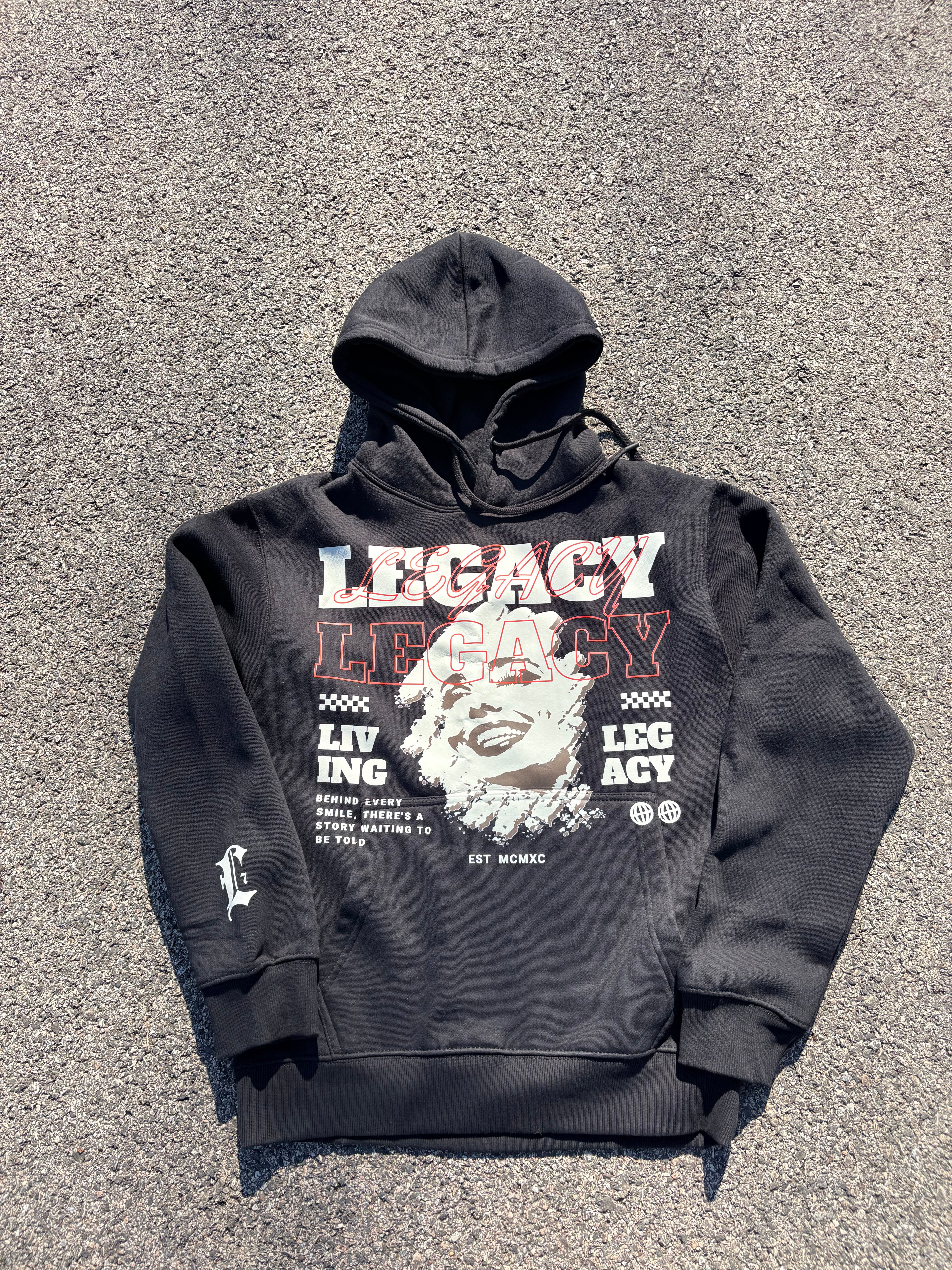 LIVING LEGACY “BEHIND THE SMILE” HOODIE
